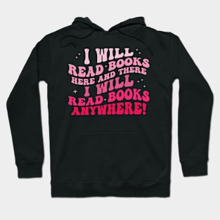 I Heart Books. Book Lovers. Readers. Read More Books Groovy Hoodie